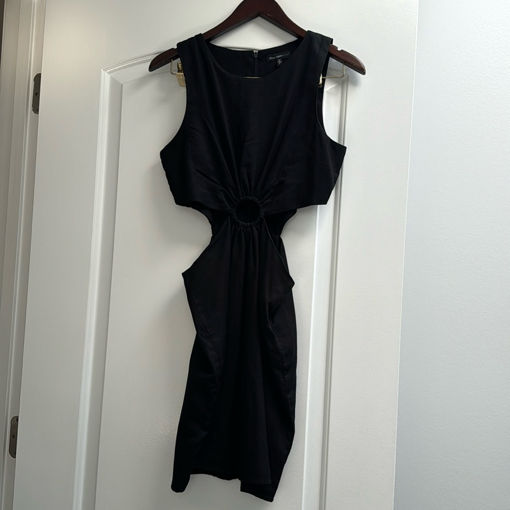 Linen blend dress, size S